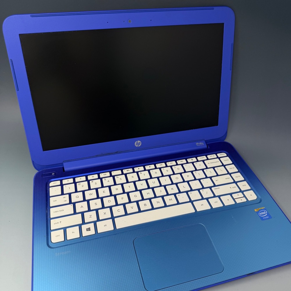 HP Stream Laptop TPN-Q155 Blue Intel Inside DTS Studio Sound Parts or Repair
